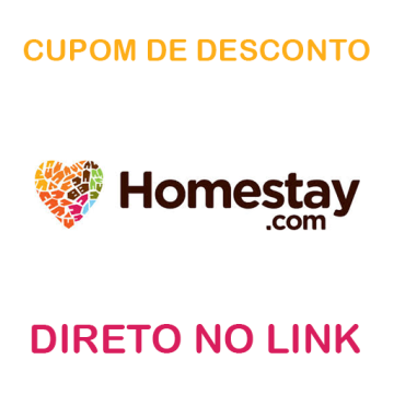 Cupom de Desconto Homestay