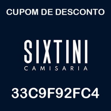 Cupom de Desconto Sixtini Camisaria